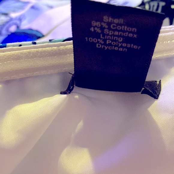 ANN TAYLOR Strapless Floral Contemporary Dress. Never worn Sz 18 - Picture 6 of 10